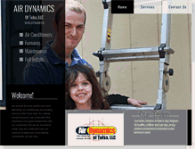 Tablet Screenshot of airdynamicsoftulsa.com